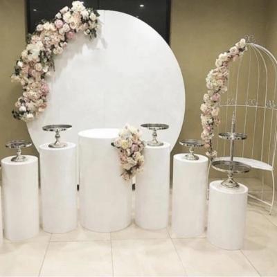 China Wedding Event Concert Wedding Ceremony Supplies Pedestal Walkway Support Pillars Wedding Cylinder Pedestal In Event Party Supplies for sale