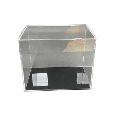 China Window Display Acrylic Storage Shoe Packaging 5-Sided Acrylic Box For Protection And Observation Collection for sale