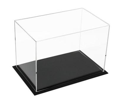 China Window Display Acrylic Clear Stackable Storage Cube Transparent Box Packaging Clear Lash Acrylic 6-Sided Box for sale