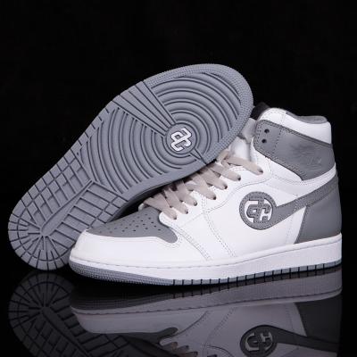 China Retro OG AC AC Air JD 1 High Stealth White Gray 4y for sale