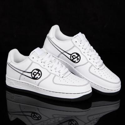 China 1:1 Original Shoes Form Custom Customized Logo Mens White Basketball Shoes for sale