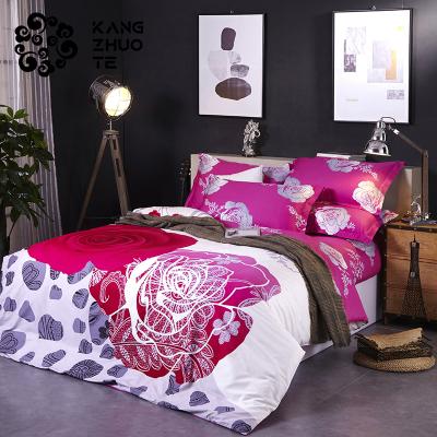 China 1.5m (5 feet) Cost effective 100% skin-friendly (5 feet) and comfortable cotton bedding set (4 pieces) for sale