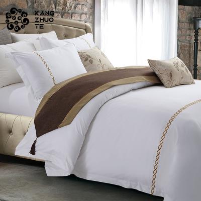 China High-grade non-toxic non-toxic embroidery technology can be customized satin fabric bedding set for sale