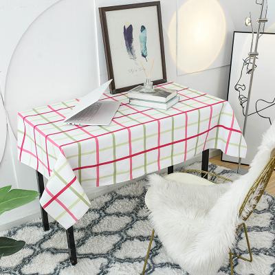 China Other Others Cotton Tablecloth Jacquard Table Cover and Luxury Checkered Tablecloth Supplier for sale