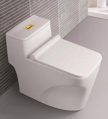 China Floor Type Hotel Use High Quality Modern CE Ceramic White Washdown WC Bathroom Flooring Sanitary Ware Set Close Coupled Toilet Toilet à venda