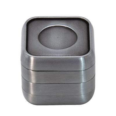 China 63MM Grinding Hexahedron Shape Zinc Alloy Tobacco Herb Grinder Smoking Accessories 4 Parts Custom Logo Herb for sale