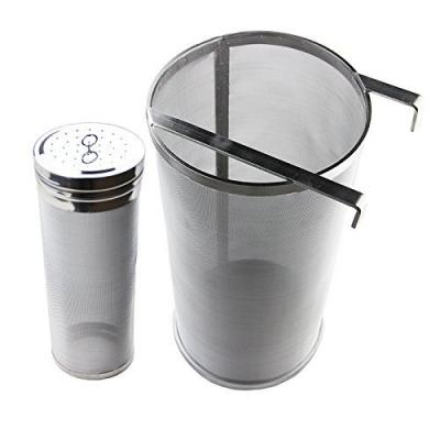 China Hot sales of 100 300 kinds filtration industry 500 micron beer brewing stainless steel mesh hop filter for sale