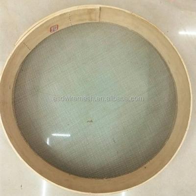 China Plain weave metal and wood grain sieve for sale