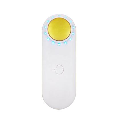 China Novebeauty Anti-puffiness Sonic Vibration LED Light Hot And Treatment Sonic Red Blue Green Facial Cold for sale