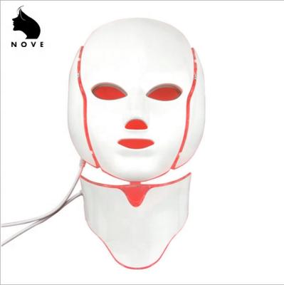 China Personal Acne Treatment Beauty And Care Products 7 Colors Face Neck Mask Professional Photon PDT Led Light Therapy Mask for sale