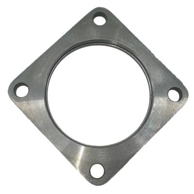 China Hot Sale Industry Equipment Chemiacl Spare Parts Auto Exhaust Manifold Gasket Square Hole Steel Flanges for sale