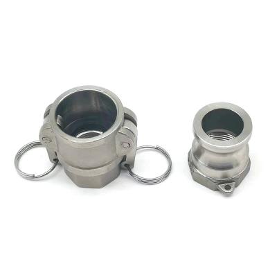 China Water And Chemical Liquid Transport Pipe Fittings 304 Stainless Steel China Hydraulic Quick Joint Quick Connect Coupling for sale