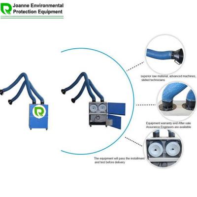 Cina Portatile Collezionista di fumo di scarico per saldatura Luogo di lavoro Electac Saldatura Estratore di fumo Migliorare l'aria in vendita