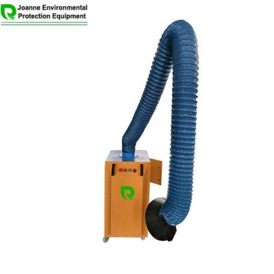 China High Negative Pressure Mobile Smoke Extractor , Portable Smoke Extraction System With Twin Arm for sale