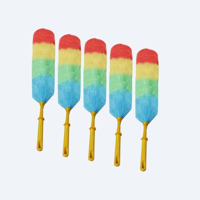 China Home  cleaning New type oval handle dust remover High quality superfine fiber household tool Plastic feather duster for sale