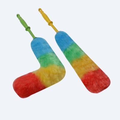 China Sustainable Household cleaning tools Factory price magic soft feather pp synthetic feather plastic feather duster for sale