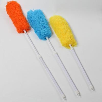 China Factory price can be customized pvc handle microfiber dust remover automobile furniture computer daily cleaning feather duster Cc--0040 for sale