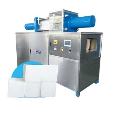 China 700kg/h Capacity Industrial Dry Ice Block Machine With 250~2000g Weight Slab for sale