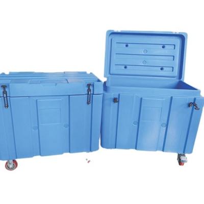 China Insulated Dry Ice Container For Storaging Dry Ice Pellet And Block 260L for sale