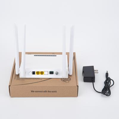 China Solução FTTH FTTO Dual Band ONU 2GE WIFI CATV POTS Invólucro de plástico Wifi ONU à venda