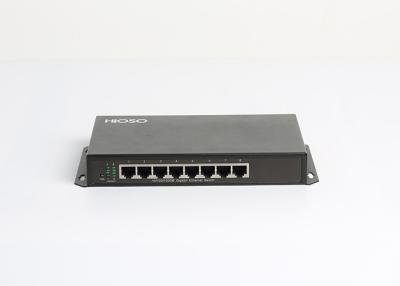 China HiOSO CAT5 Cable 100M Smart POE Switch , 8 Port Network Switch 5W for sale