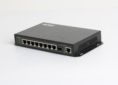 China 8 10/100M RJ45 Ports DC12V Gigabit Ethernet Switch For Security System for sale