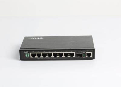 China 8 puertos del interruptor 9 de Ethernet del 100M TP 1 el 100/1000M Combo Ports Gigabit en venta