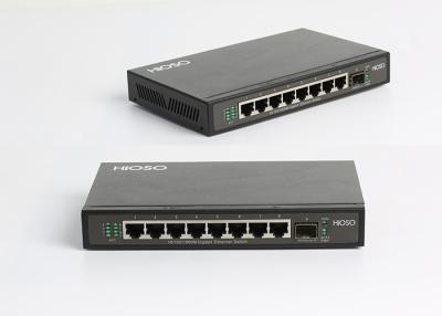 China 8 10/100/1000M RJ45 1 100/1000M SFP Uplink Ports Gigabit Network Switch 9 port for sale