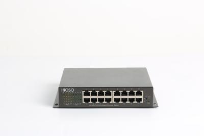 China 16 10/100M PoE Ports 2 100M/1000M SFP Ports Switch POE Gigabit 18 Ports for sale