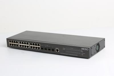 China 24 Gigabit RJ45 Ports 4 10G SFP Uplink Ports Gigabit Ethernet Switch 28 Ports for sale