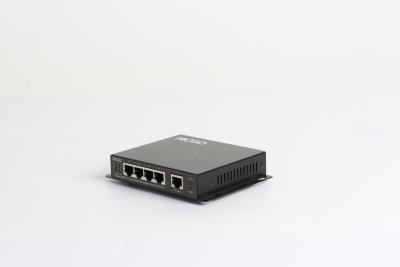 China 4 1000M Poe Ports 1 1000M RJ45 Uplink Port DC48V 5 Port 10 Gigabit Switch for sale