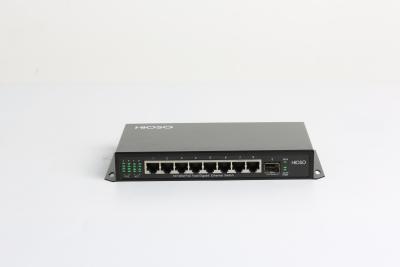 China 8 10/100M PoE Ports 1 1000M SFP Uplink Port 9 Port Gigabit Switch for sale