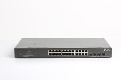 Cina 24 commutatori di POE del porto del porto 4 10G SFP di PoE, potere sopra il commutatore di Ethernet in vendita