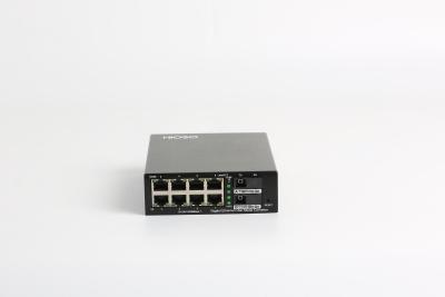 Chine Optique de fibre de HiOSO 10/100/1000Mbps 1310nm aux ports du convertisseur 8 d'Ethernet à vendre