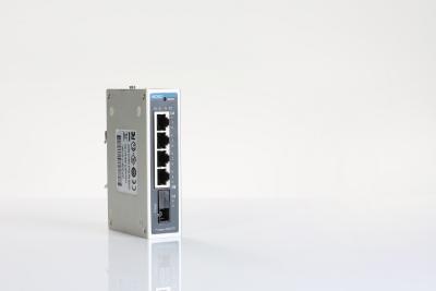 China HiOSO 1310nm industrielle Häfen des Ethernet-Schalter-Lärm-Schienen-Berg-5 zu verkaufen