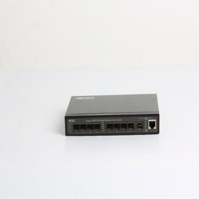 China Industrieller SNMP-Faser-Optik- des Schalters 8 Port-8K MAC Learning DES NETZ-1310nm Faseroptik-Ethernet-Schalter zu verkaufen