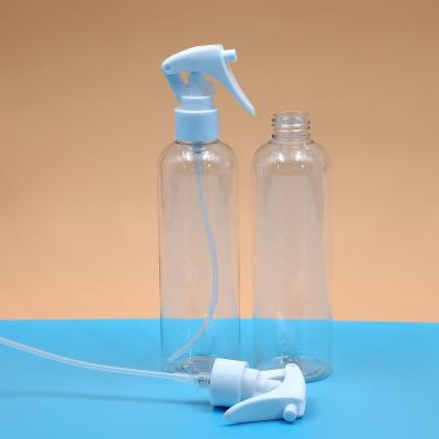 China Skin Care Wholesale 250 ml Empty Clear Refillable Plastic Cleaning Plastic Spray Bottles PET trigger spray bottle in stock for sale