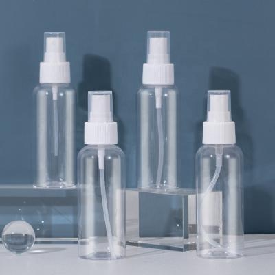 China Less than 1% defective products Spot cheap empty plastic sprayer bottle 100ml stock PET spraying pump bottle for sale