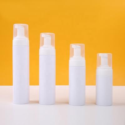 China Eco-friendly foam bottle makeup container beauty containers face care frosted pump flat pet bottle dead sea facial-masks clear trigger spray for sale