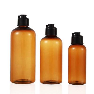 China 16oz Eco-friendly Amber Clear Sanitizer Gel Bottle New Arrival 250ml 500ml Flip Top Cap Bottle Hand for sale