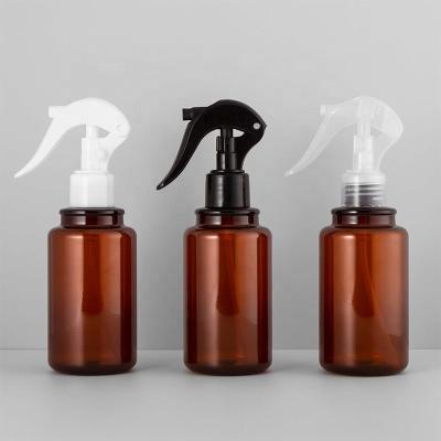 China SHUNXU Hair Salon Cosmetic Empty Spray Bottle Hand Trigger Amber Trigger Sprayer With Transparent Black White Tigger for sale