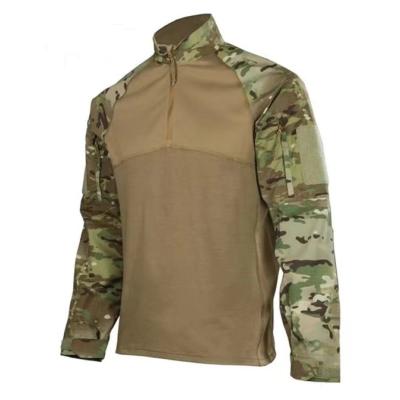 China Nylon Camouflage Frog Military Garments OEM Tactical Combat Shirts for sale