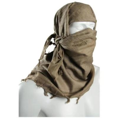 China 100% Cotton Tactical Desert Shemagh Adaptability Lightweight Sun Sand Protection for sale