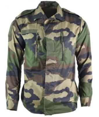 China Camouflage French F2 Uniform Double Reinforced Elbow Military Garments for sale