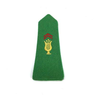 China Gold Thread Embroidered Epaulets Export Foreign Trade Logo Epaulet Manufacturer Wholesale for sale