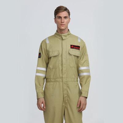 China Export Aramid Flame-Resistant Coveralls Customized for Petroleum, Refining, and Chemical Industries Protective Workwear for sale