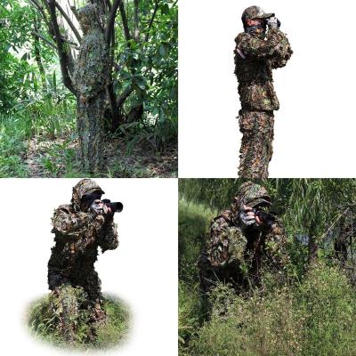 Китай Всепогодный костюм полиэстера 3D Ghillie костюма Ghillie камуфлирования продается