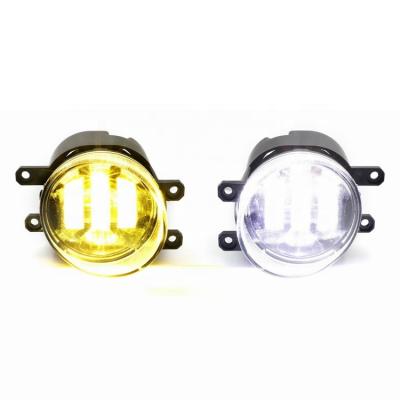 China OEM Genuine White Yellow 20W Dual Color High Power LED Fog Light Upgrade Kit For Lexus For Toyota Scion 4 Runner Tacoma Tacoma Camry Led Fog Lights for sale