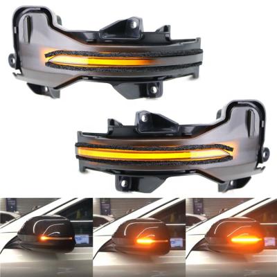 China PC+ABS+LED Smoked Lens Sequential Flash Amber LED Side View Mirror Turn Signal Blinker Light Assembly For Honda Accord CR-V HR-V etc. for sale