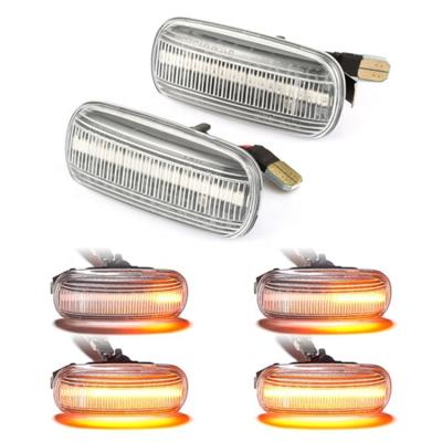 China Clear PC+ABS+LED Or Smoked Lens LED Front Side Marker Light Kit For Audi A3 S3 8P A4 S4 RS4 B6 B7 B8 A6 S6 12V for sale